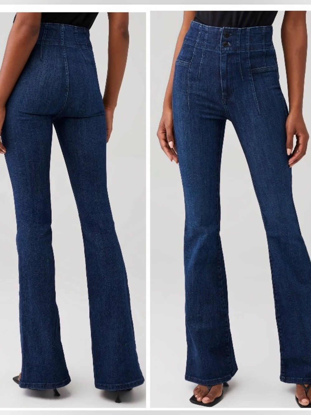 Free People We the Free Jayde Flare Ultra High Rise Jeans Womens 27x31 Boho